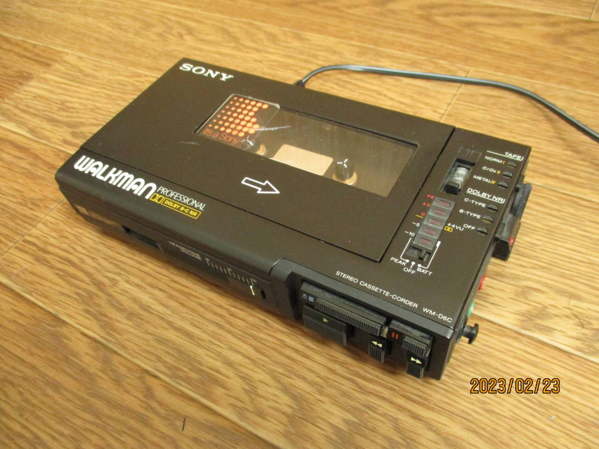 ジャンク品！☆ソニー ウォークマン プロフェッショナル WM-D6C☆
