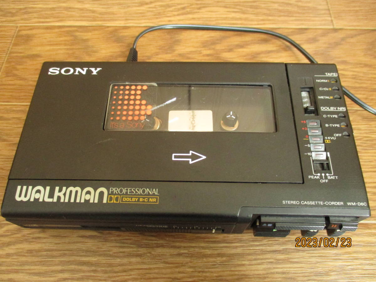 ジャンク品！☆ソニー ウォークマン プロフェッショナル WM-D6C☆