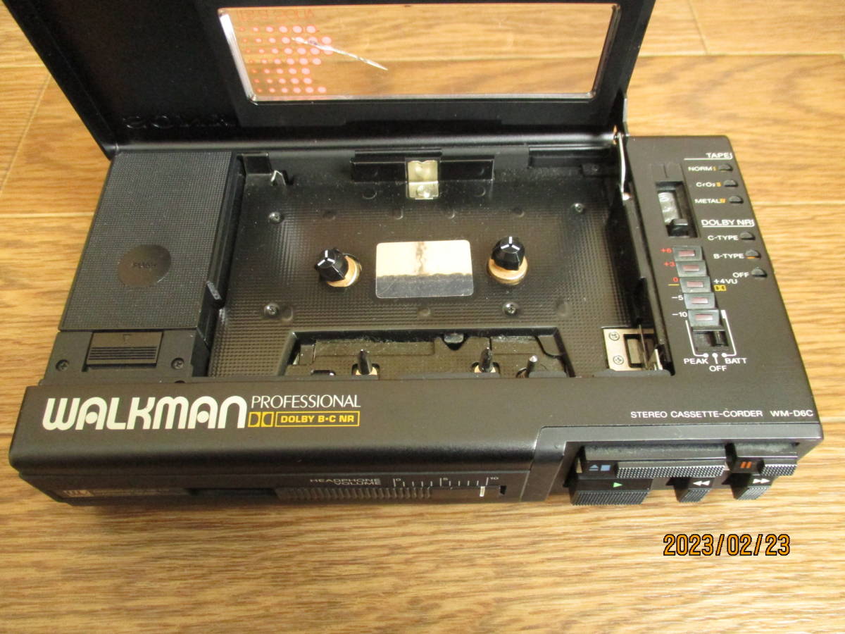 ジャンク品！☆ソニー ウォークマン プロフェッショナル WM-D6C☆