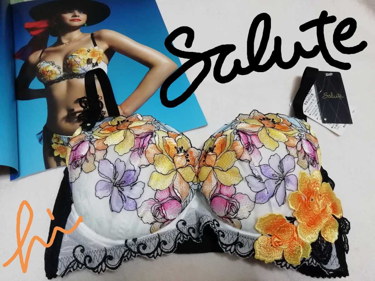 Salute サルート RichVeilBra ブラジャー E70品番 BTJ763 IV 新品未使用タグ付11000円