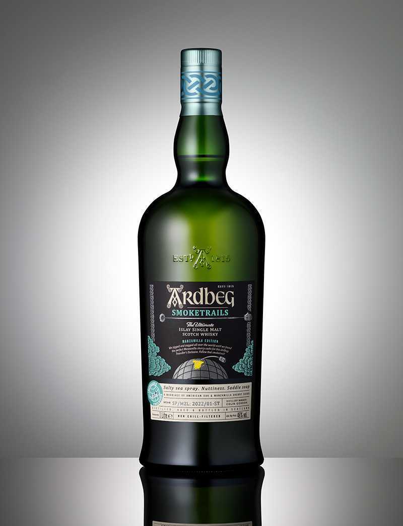限定 国内未発売 アードベッグ スモークトレイルズ Ardbeg Smoke trails Manzanilla Edition スコッチ ウイスキー　 1L smoketrails 新品 