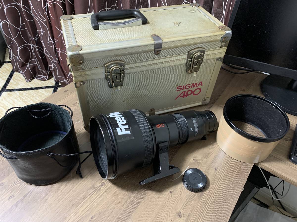 SIGMA　APO　AF　500mm　1:4.5　　Sony minolta ( ソニー ミノルタ )　用レンズ　レンズフード・ケース・キャップ付　シグマ