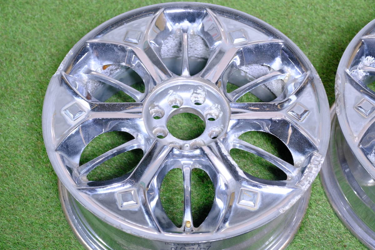 1円＜マルチPCD100/114.3＞LEXANI レグザーニ 18in 7.5J +40 メッキ  