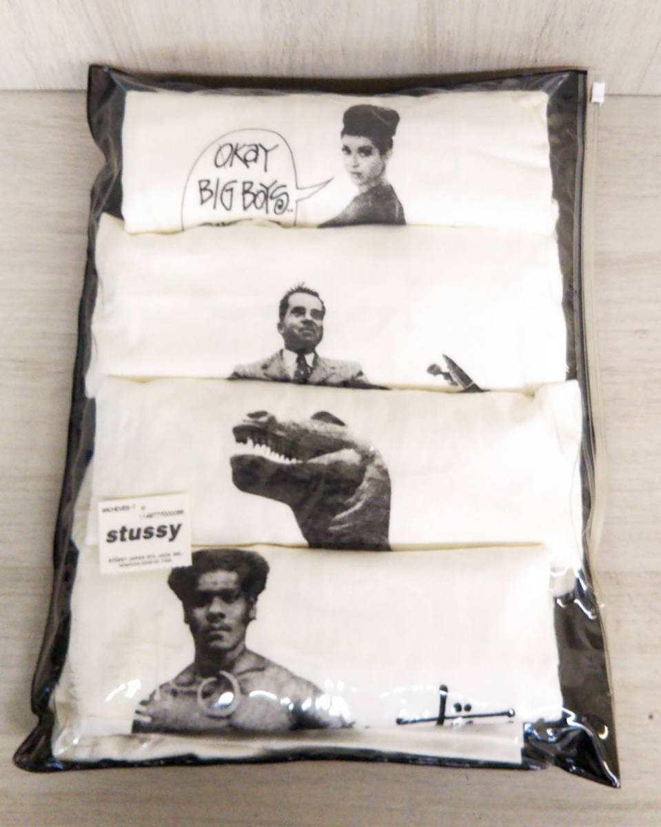 HOT，低価 STUSSY ステューシー ARCHIVES アーカイブTシャツ 4枚セット 半袖Tシャツ 袋付き ホワイト 白 メンズ L(Lサイズ)｜売買されたオークション情報、yahooの商品情報をアーカイブ公開 - オークファン 男性用