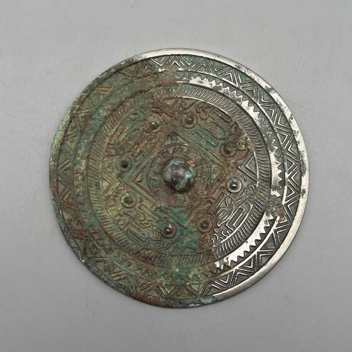 銅鏡 古銅製 古美術 白光鏡 中国 時代物 