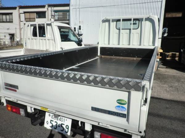 ハイゼットジャンボ 用　アルミシマ板アオリカバー　Π型　内寸　前側31ｍｍx上幅31ｍｍx後側31ｍｍx長さ1710ｍｍ 2本、長さ1390ｍｍ1本