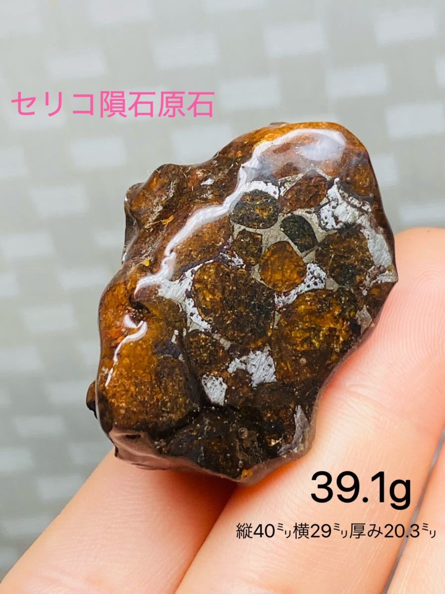 パラサイト隕石　77g セリコ隕石　原石　隕石　石鉄隕石　メテオライト　高品質 パラサイト隕石 セリコ隕石 107g 84.5㍉ メテオライト 隕石 石鉄隕石