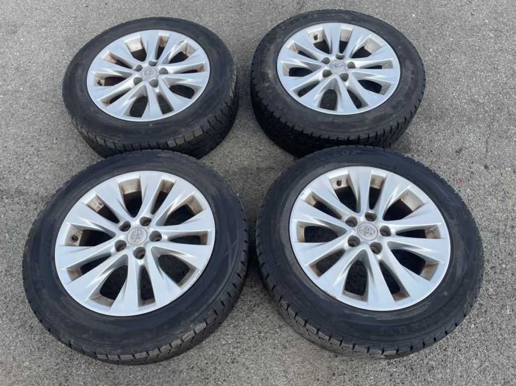  19 トヨタ ANH 20 アルファード ヴェルファイア 純正 18インチ ホイール ダンロップ スタッドレス 225/60R18 7.5J+45 PCD114.3(スタッドレスタイヤ)｜売買されたオークション情報、yahooの商品情報をア 5穴
