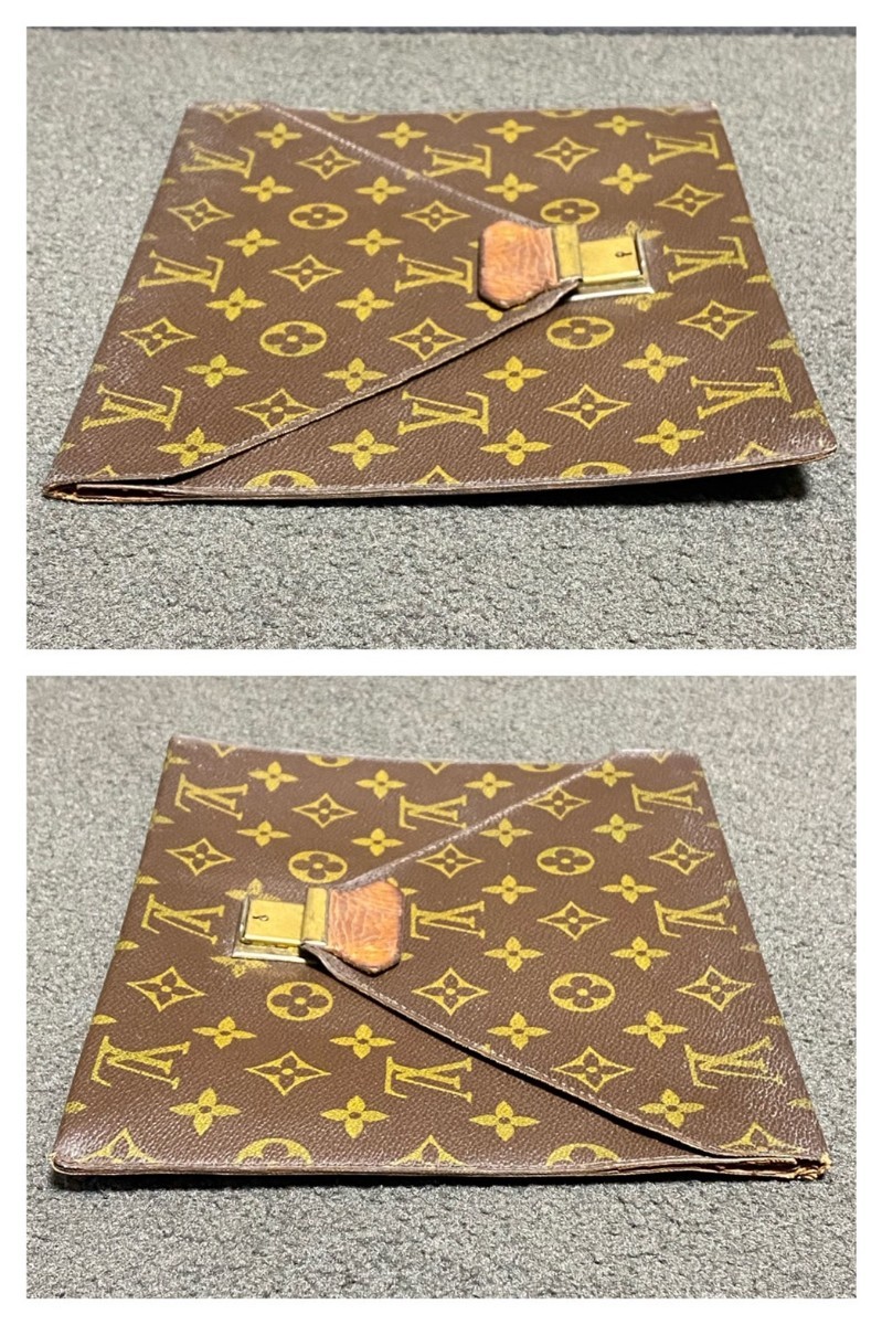 現状ジャンク品 LOUIS VUITTON ルイヴィトン クラッチバッグ