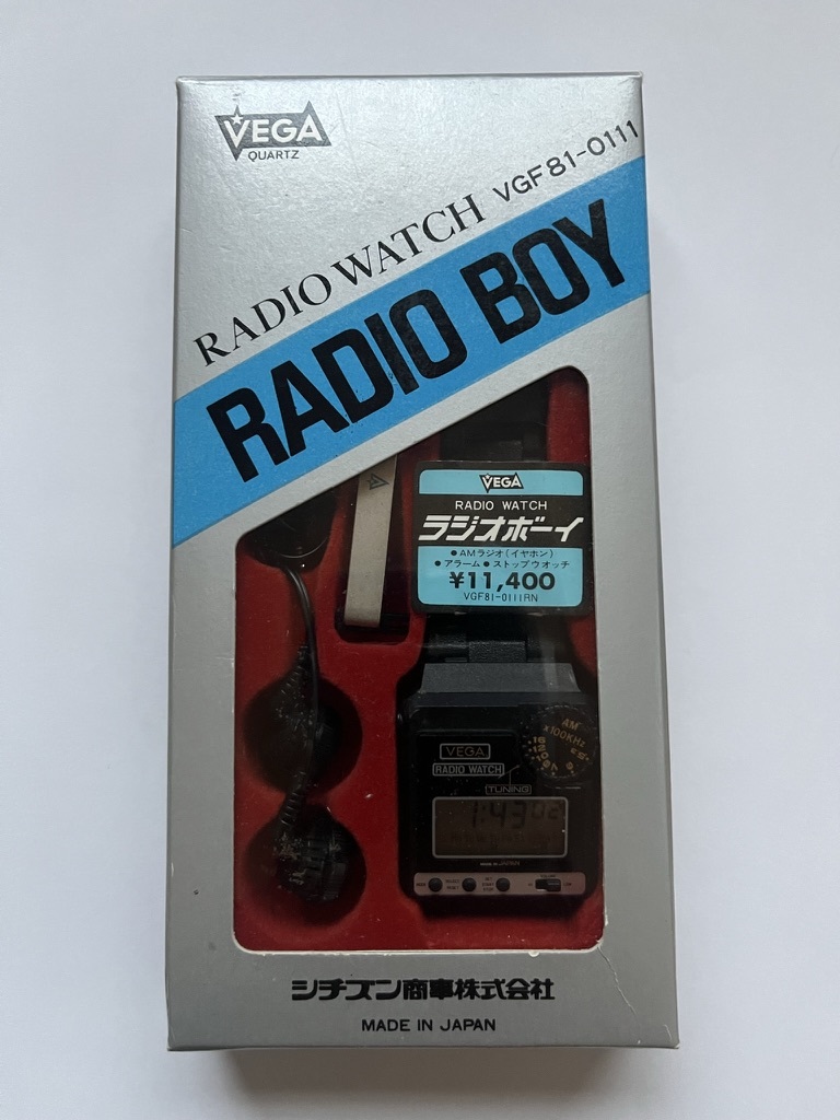 シチズン RADIO CITIZEN ラジオボーイ デッドストック品 BOY 腕時計 