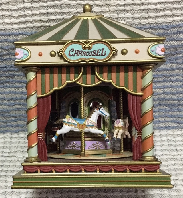 美品 むらいこうじ メリーゴーランド 回転木馬 オルゴール 