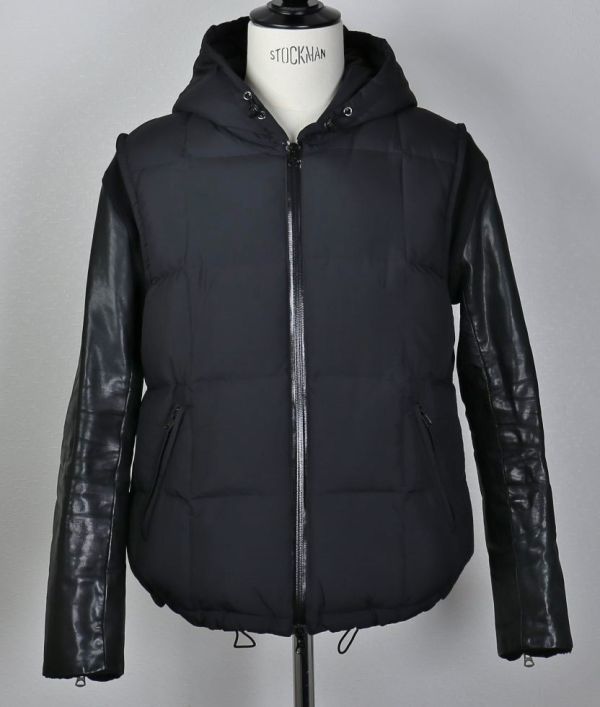 JONIO着 06aw UNDERCOVERISM アンダーカバーイズム 袖レザー ダウン 