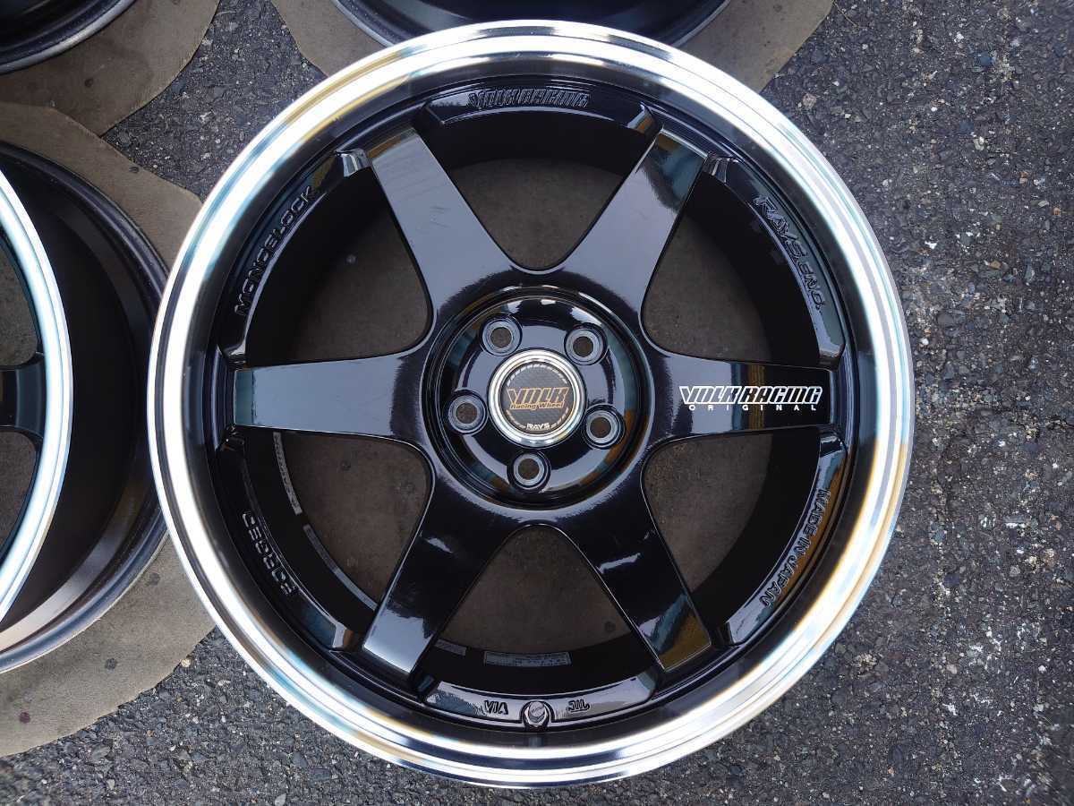 廃盤美品TE37 18インチ 86BRZ/インプレッサ/プリウス等に 86 BRZ プリウス 鍛造 RAYS ボルクレーシング TE37 TOKYO TIME ATTACK