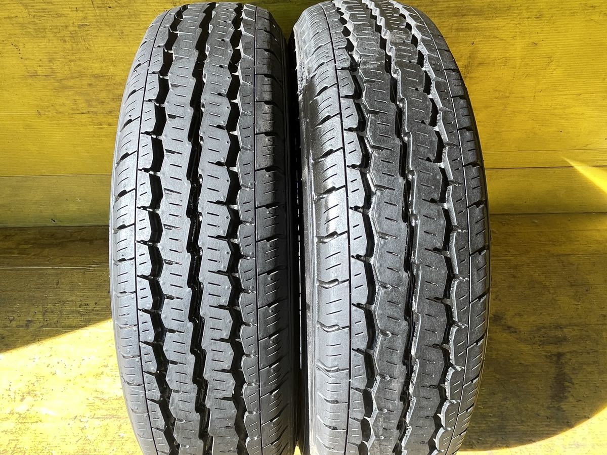 H11 155⁄80R14 TOYO LT 88⁄86N バリ山 2本SET 国産MADE in 良品