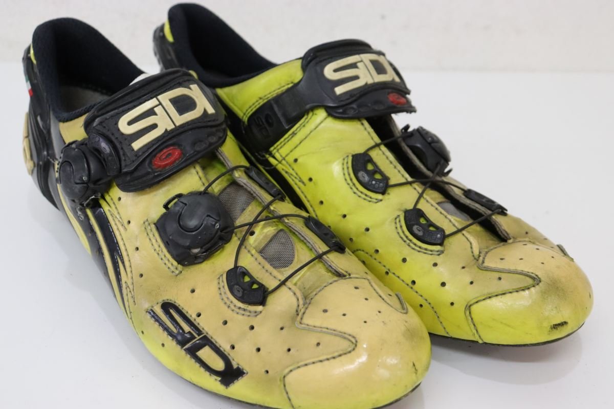 桃太郎SIDI ビンディングシューズ　WIRE CARBON EU43 △SIDI シディ WIRE EU43 サイズ26.5cm ROAD ビンディングシューズ