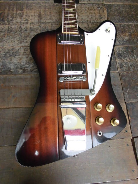 Burny？ 貫禄の1本 73/78年 ファイヤーバード ビンテージ スルーネック 