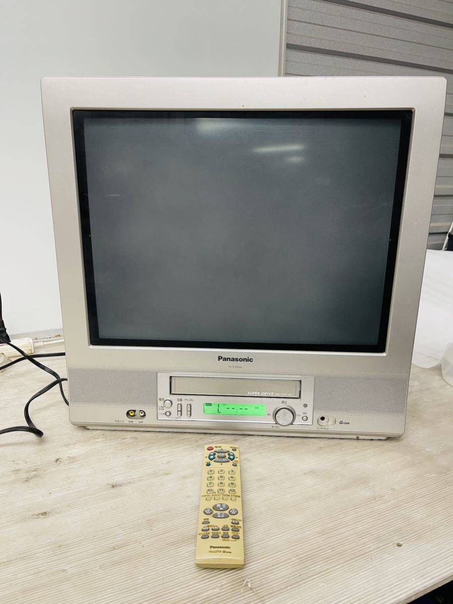 ☆Panasonicパナソニック☆Videoプレーヤー内蔵型ブラウン管テレビ