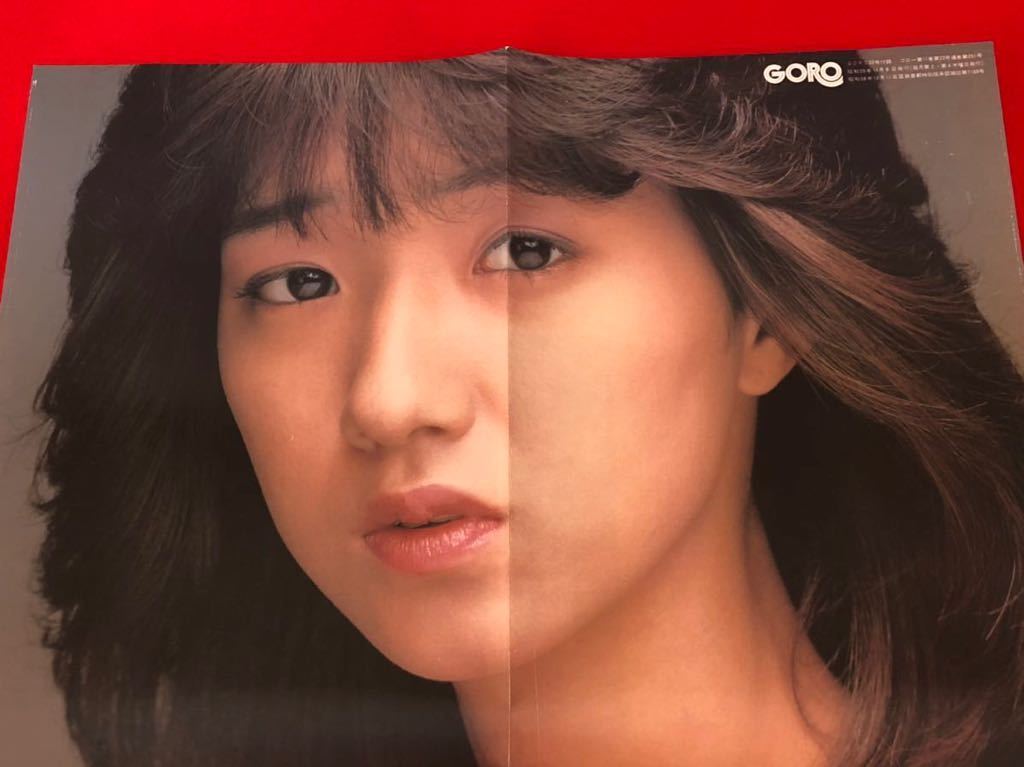 GORO 付録 ポスター 33枚セット ゴロー アイドル ☆付録ポスター☆GORO/ゴロー☆昭和59年11月8日発行 通巻251号 付録