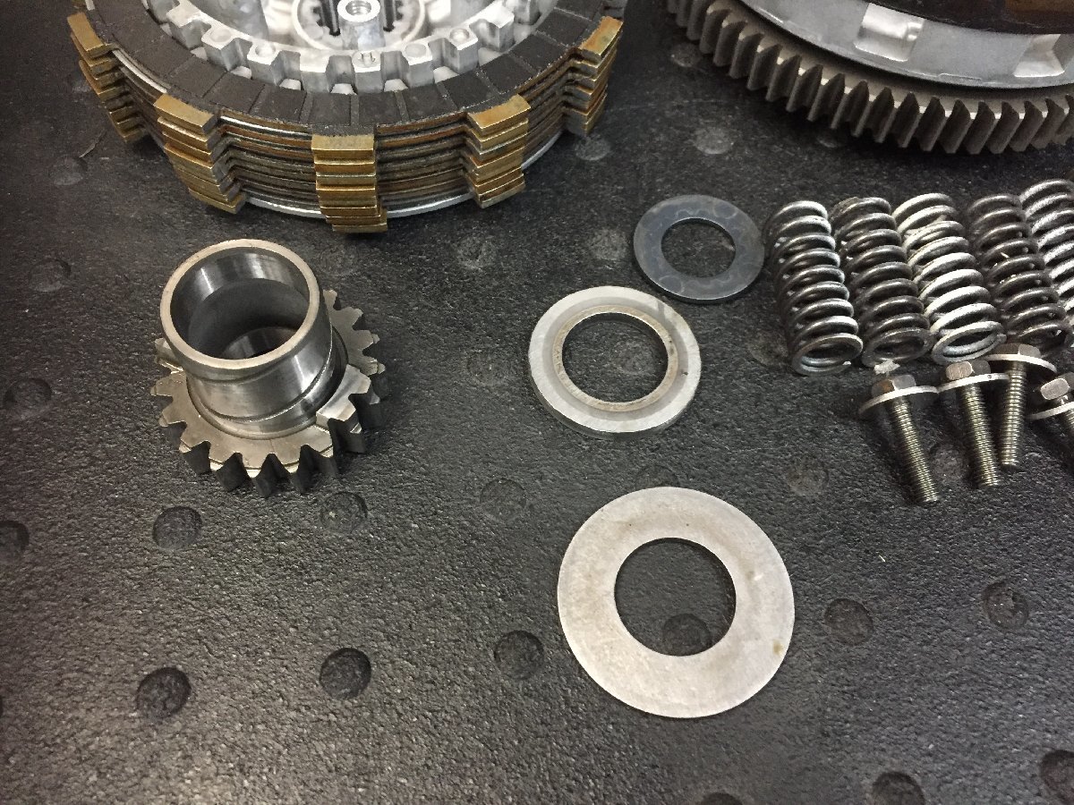 YAMAHA SR400 実動クラッチASSY プレート ハウジング （検索 1JR SR500