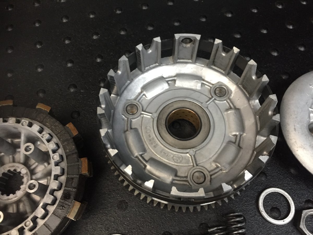 YAMAHA SR400 実動クラッチASSY プレート ハウジング （検索 1JR SR500