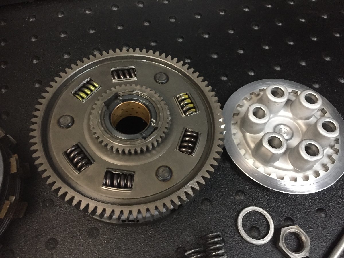YAMAHA SR400 実動クラッチASSY プレート ハウジング （検索 1JR SR500