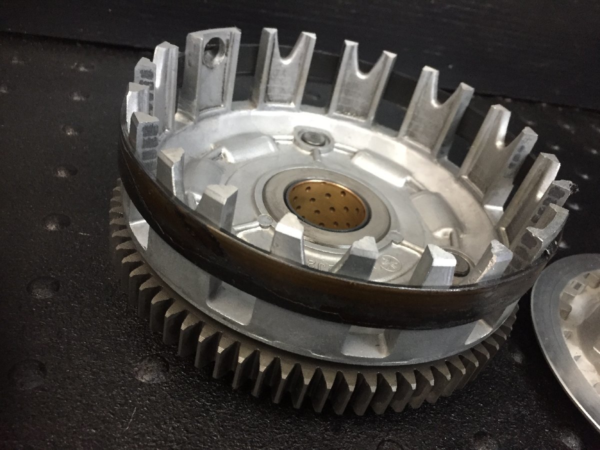 YAMAHA SR400 実動クラッチASSY プレート ハウジング （検索 1JR SR500