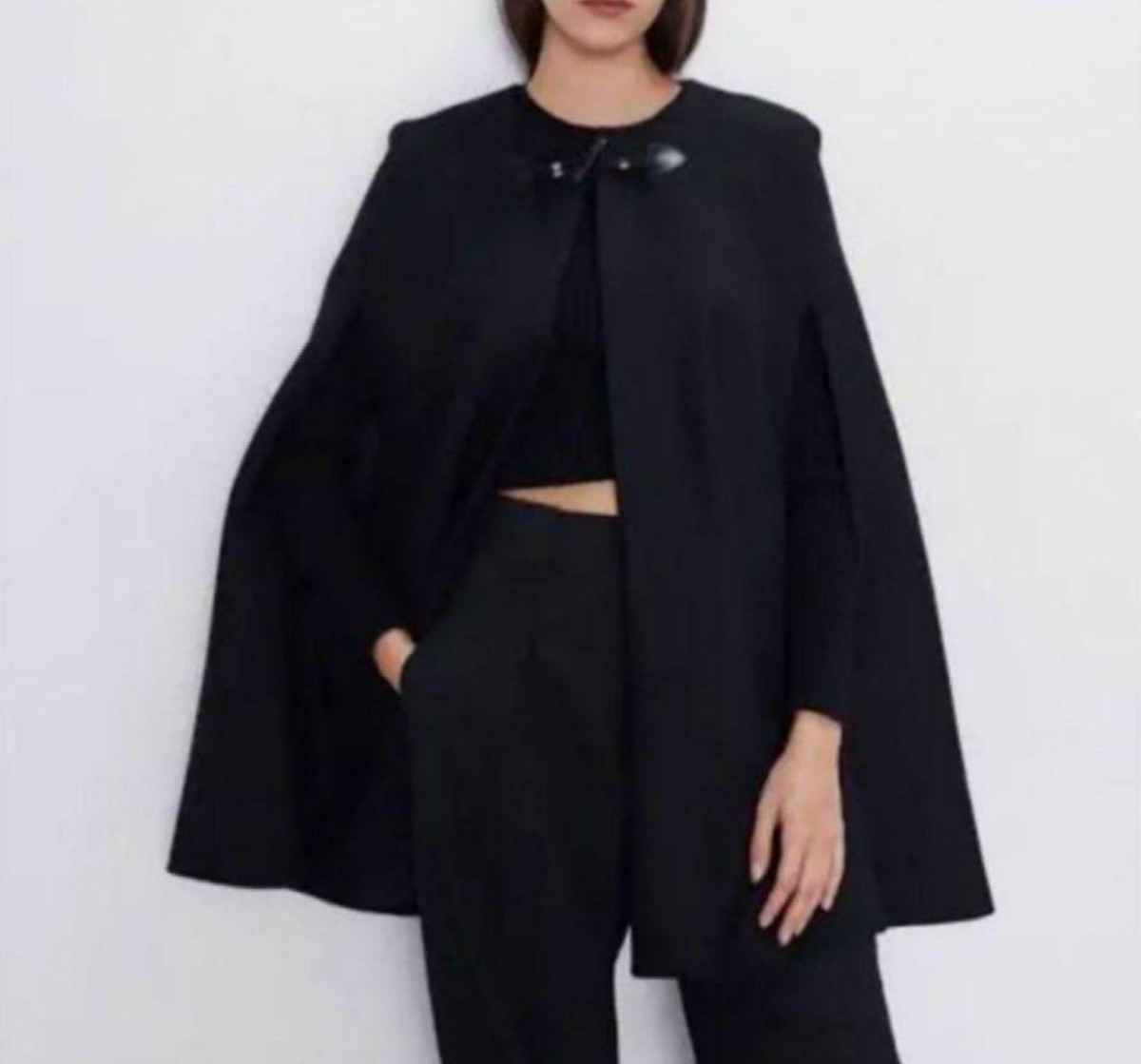 ZARA ザラ ポンチョ ケープコート XS ZARA ポンチョ ザラ エクリュ
