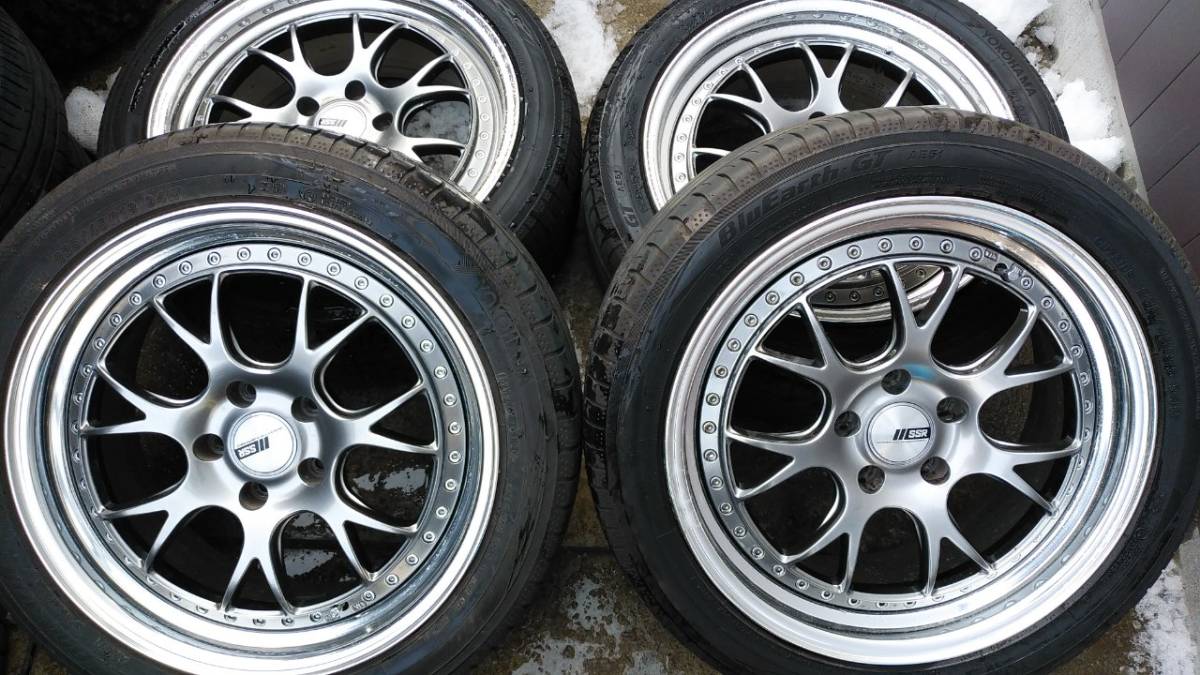 18インチ タナベホイール付きタイヤ TANABE SSR Div SPORTS INSPIREO 