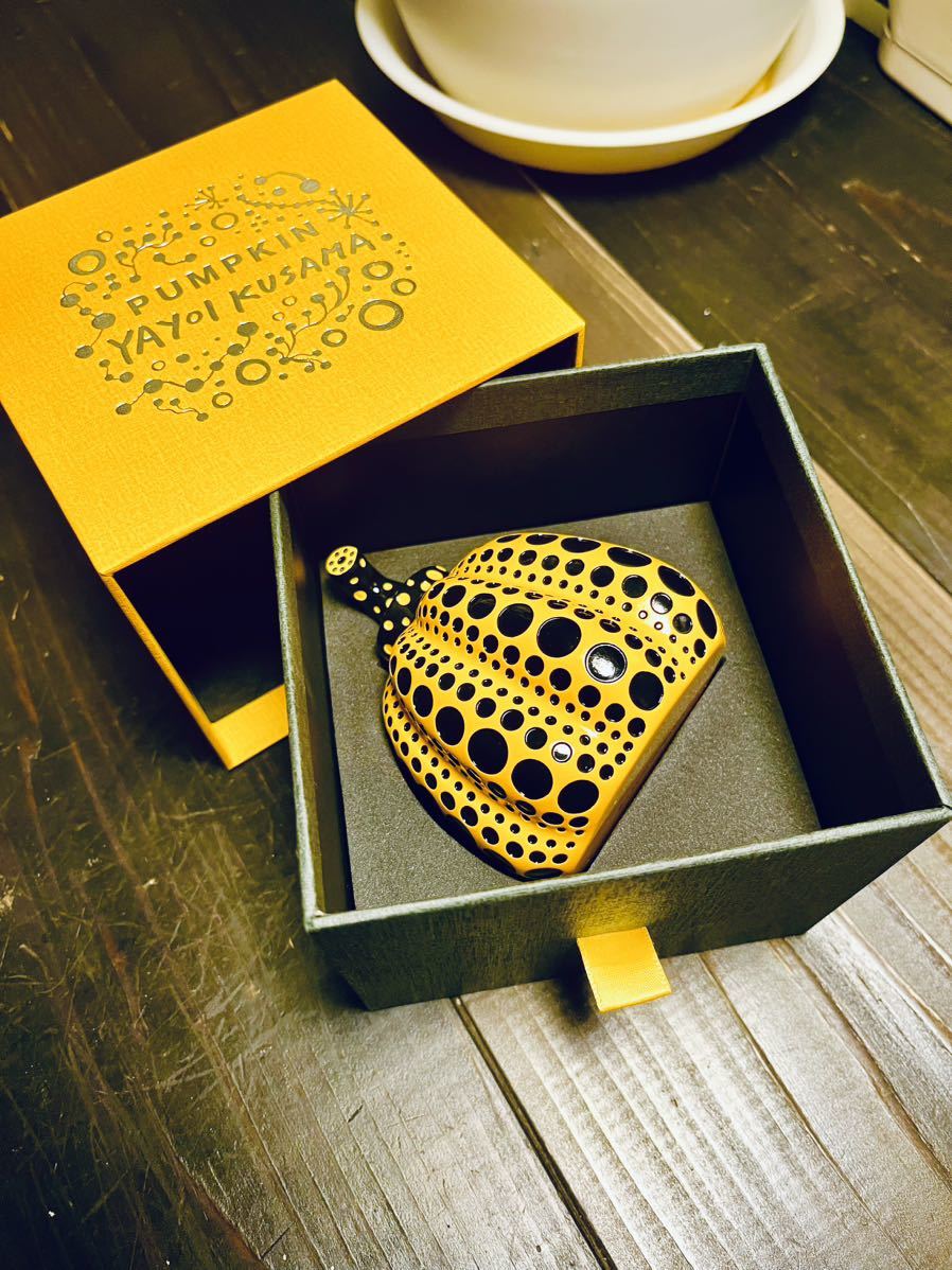 新品 草間彌生 台座付き かぼちゃ オブジェ パンプキン クサマヤヨイ  