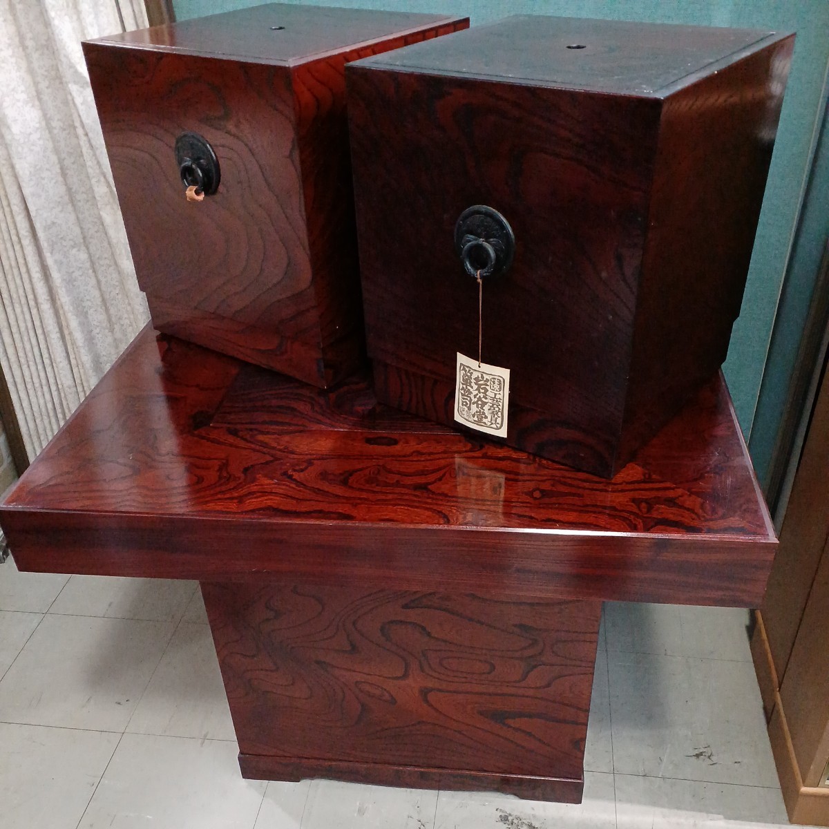 囲炉裏テーブル アンティーク家具 【引き取り限定】 | ヤマダウェブコム