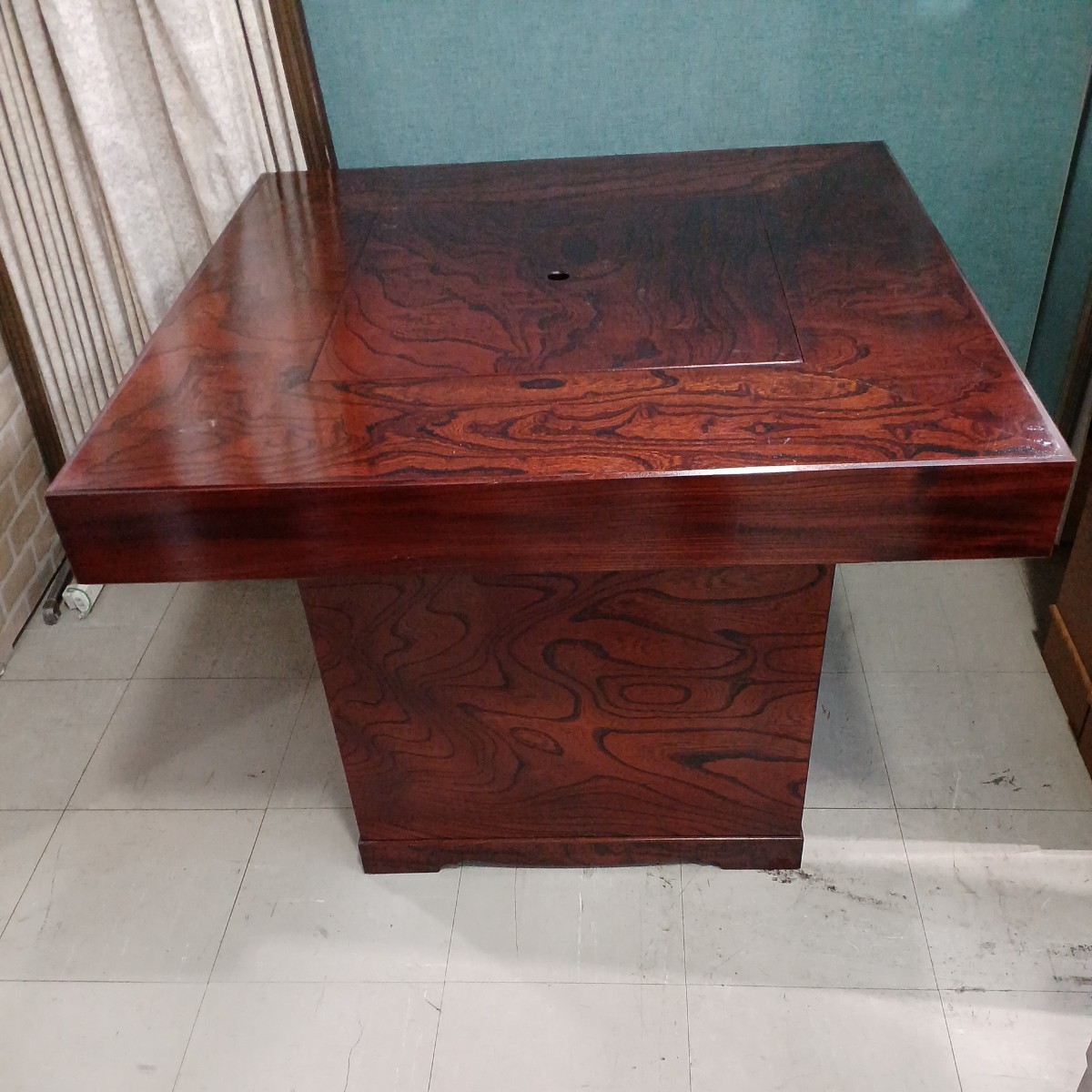 囲炉裏テーブル アンティーク家具 【引き取り限定】 | ヤマダウェブコム