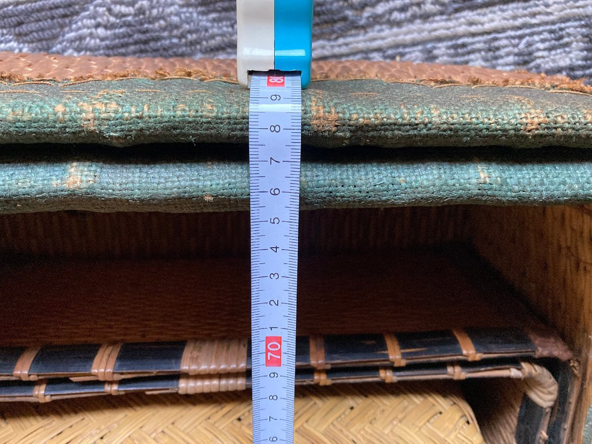 昭和レトロ 竹行李 3点 柳こうり 衣装箱 かご 衣装ケース つづら