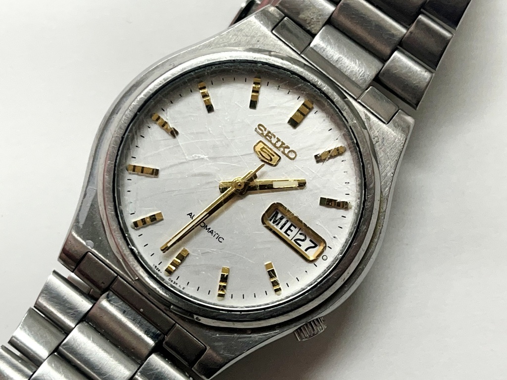 ☆SEIKO/セイコー 5 オートマチック 7S26-0540 メンズ腕時計《稼働 