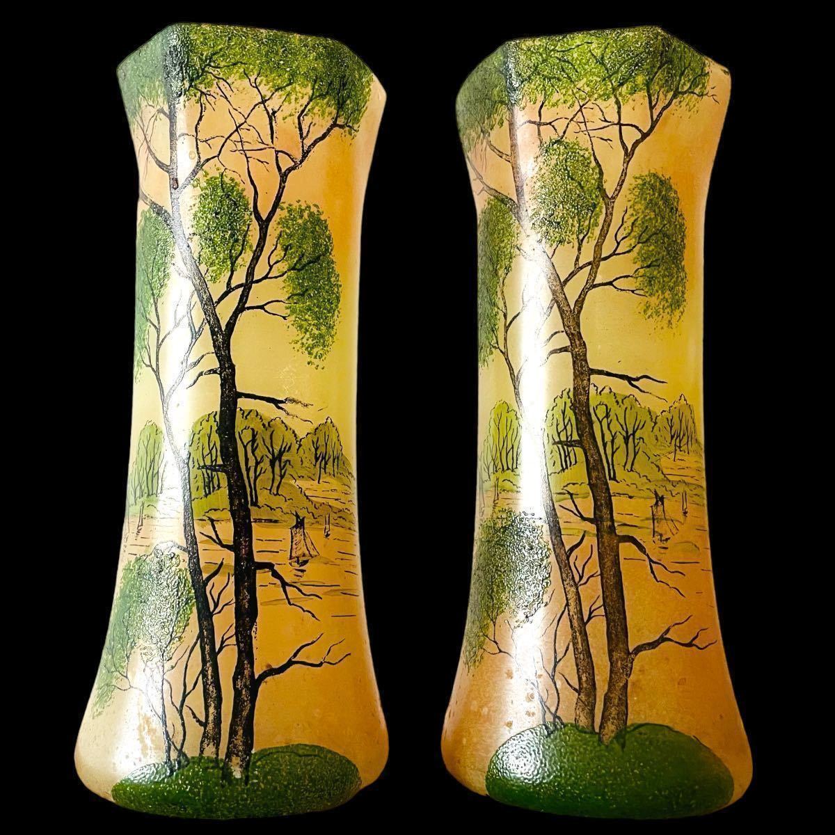 ルグラ 花瓶 アールヌーボー アンティーク フランス製 アール