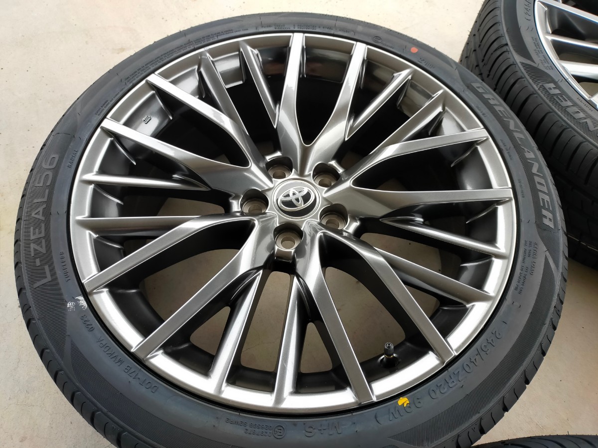 25年新品タイヤ 245/40R20 レクサスRX Fスポーツ 純正ホイール アルファード ヴェルファイア 245/40R20 2023年製 新品タイヤ レクサス LEXUS RX 20インチ Fスポーツ