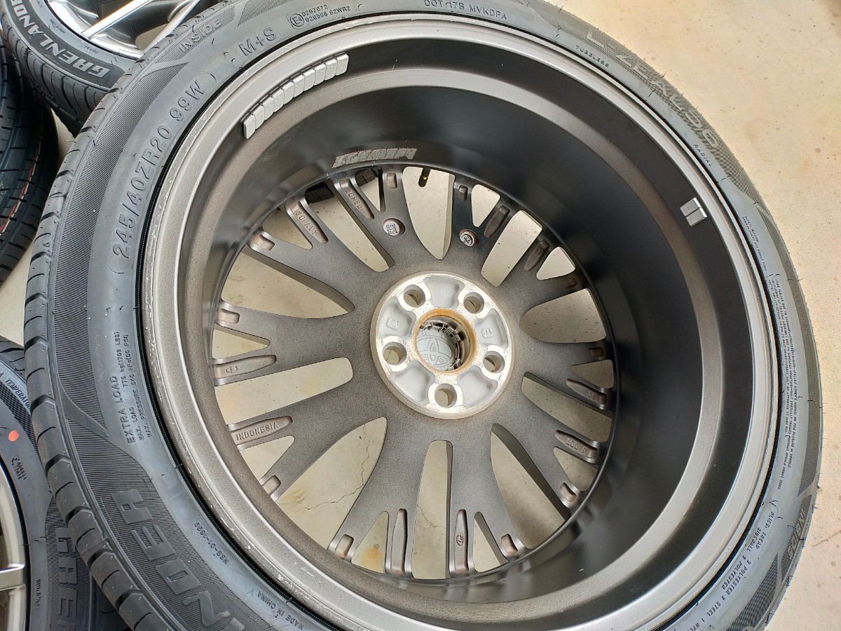 25年新品タイヤ 245/40R20 レクサスRX Fスポーツ 純正ホイール アルファード ヴェルファイア RX純正20インチ x ヴェルファイア | HAPPY TiRE