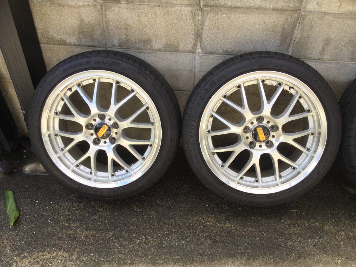 ☆ASA☆メッシュ☆BBS RS−GT風☆18×7.5J+48+38☆GOODYEAR RVF 215 