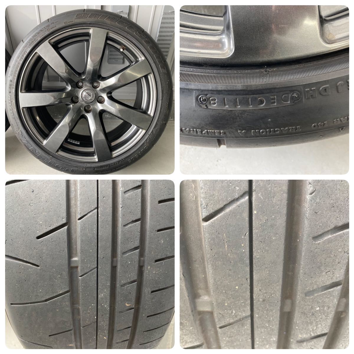 GT-R R35 前期純正ホイール 中古・良品 20×9.5J+45 20×10.5J+25 114.3 