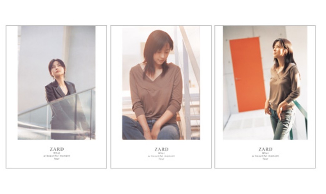 B2 3枚組 ZARD What a beautiful moment Tour ZARD ポスター What a beautiful moment Tour 3枚セット ZARD B2
