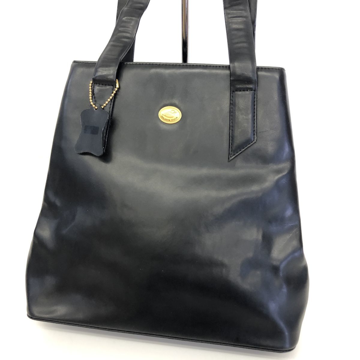 GOLDEN DUCK ゴールデンダック レザー ショルダーバッグ 【210-995#100 