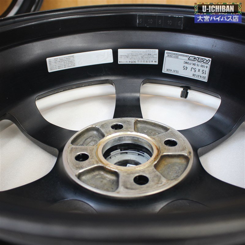 RAYS レイズ VOLK ボルクレーシング TE37 KCR 15インチ 5.0J +45 4H 