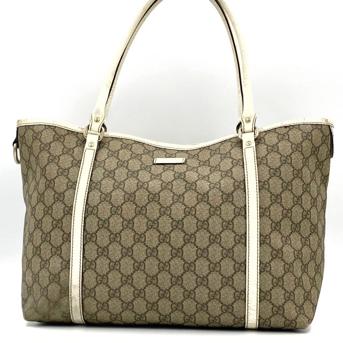ビジネスバッグ 白 gucci カバン 超美品 グッチ GUCCI トートバッグ