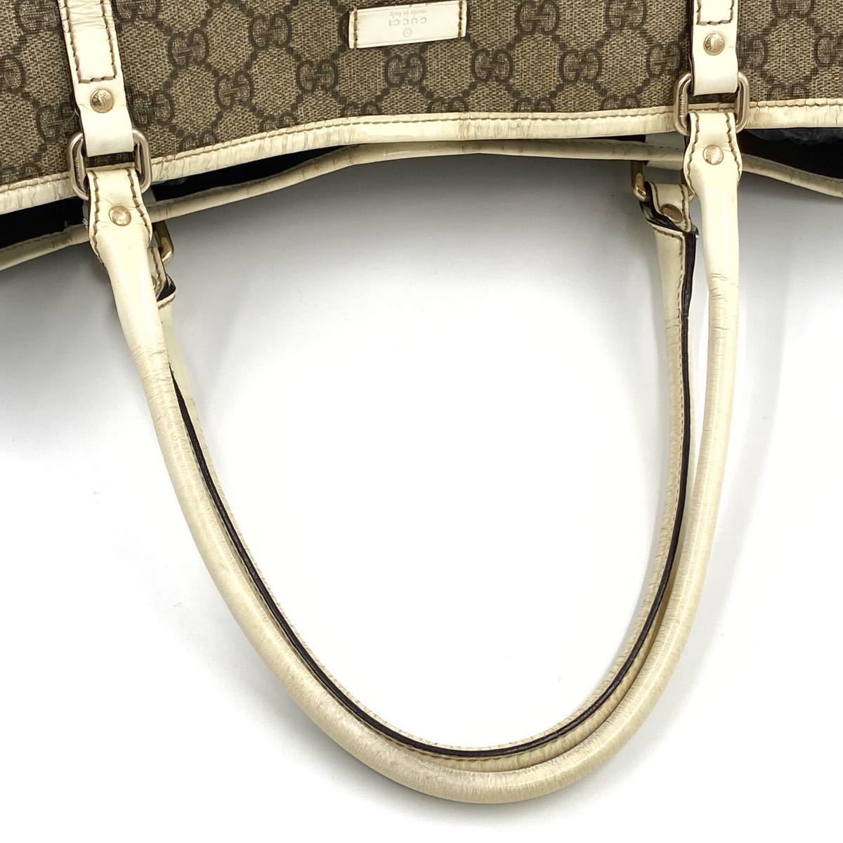 ビジネスバッグ 白 gucci カバン 超美品 グッチ GUCCI トートバッグ