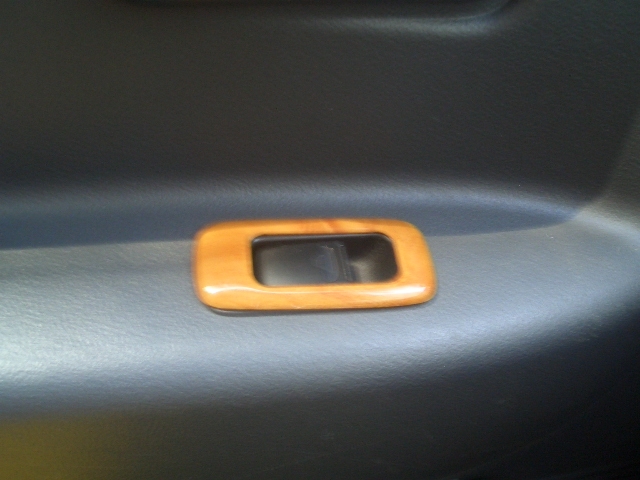 希少☆ラパンHE21S 木目調ウッド　パワーウィンドウスイッチカバー☆_7