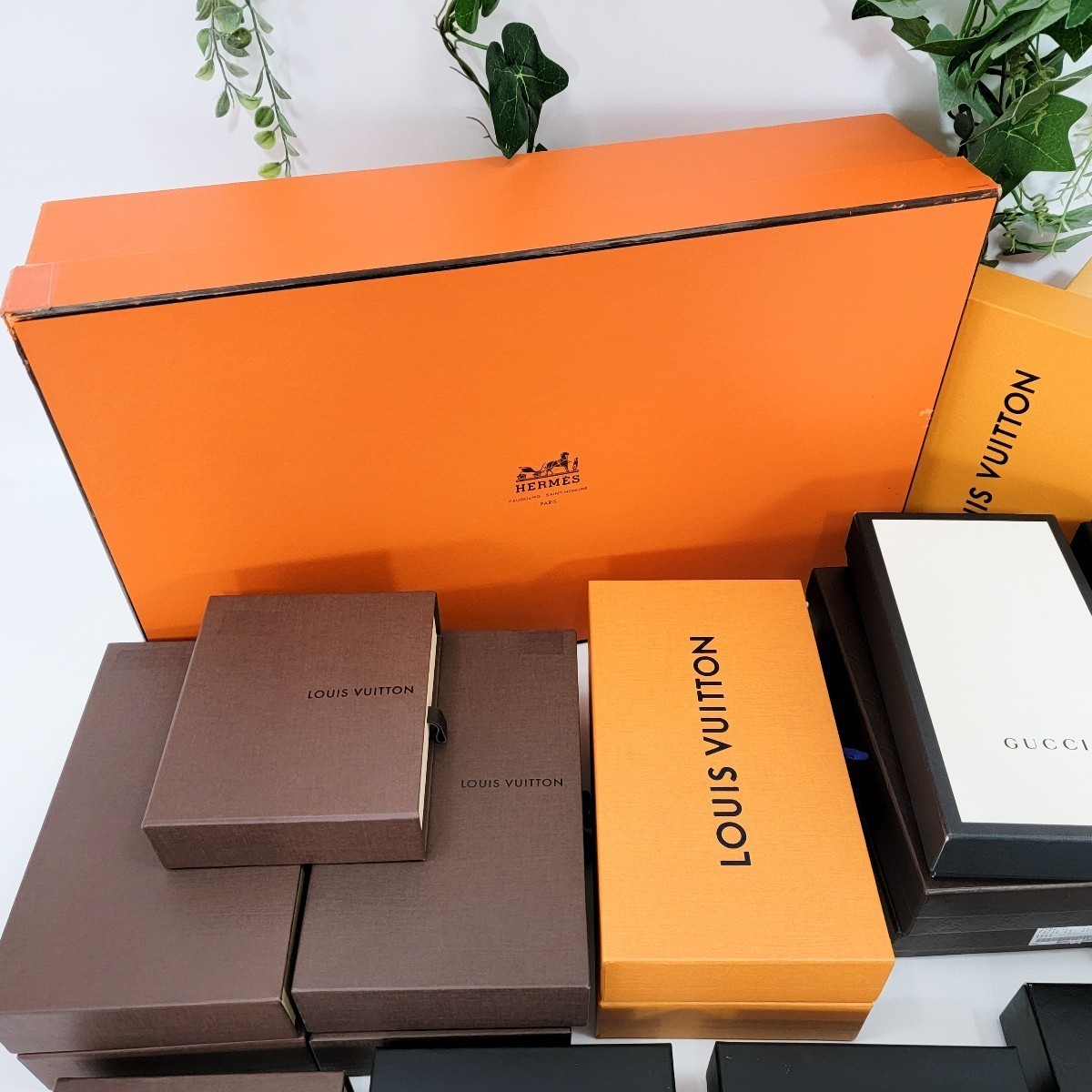 ルイヴィトン、グッチ 空箱4箱セット （LOUIS VUITTON - ルイヴィトン  