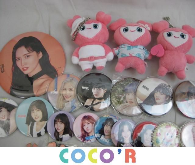 同梱可】中古品 韓流 TWICE モモ のみ モブリー バックチャーム 缶 