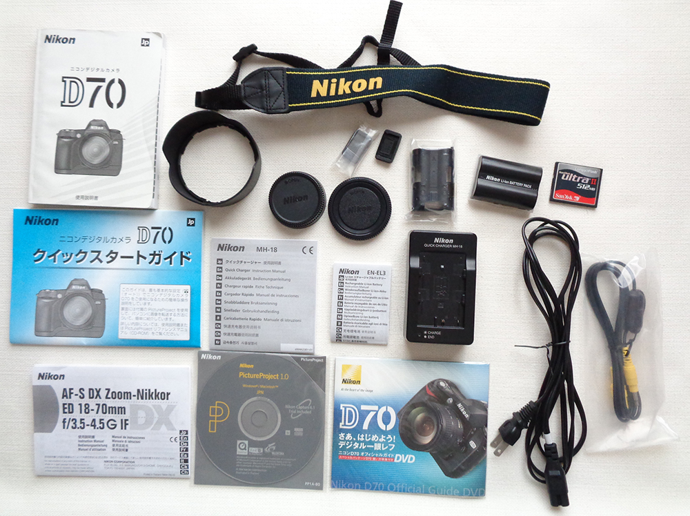 Nikon D70 元箱有り デジタル一眼レフカメラ レンズキット