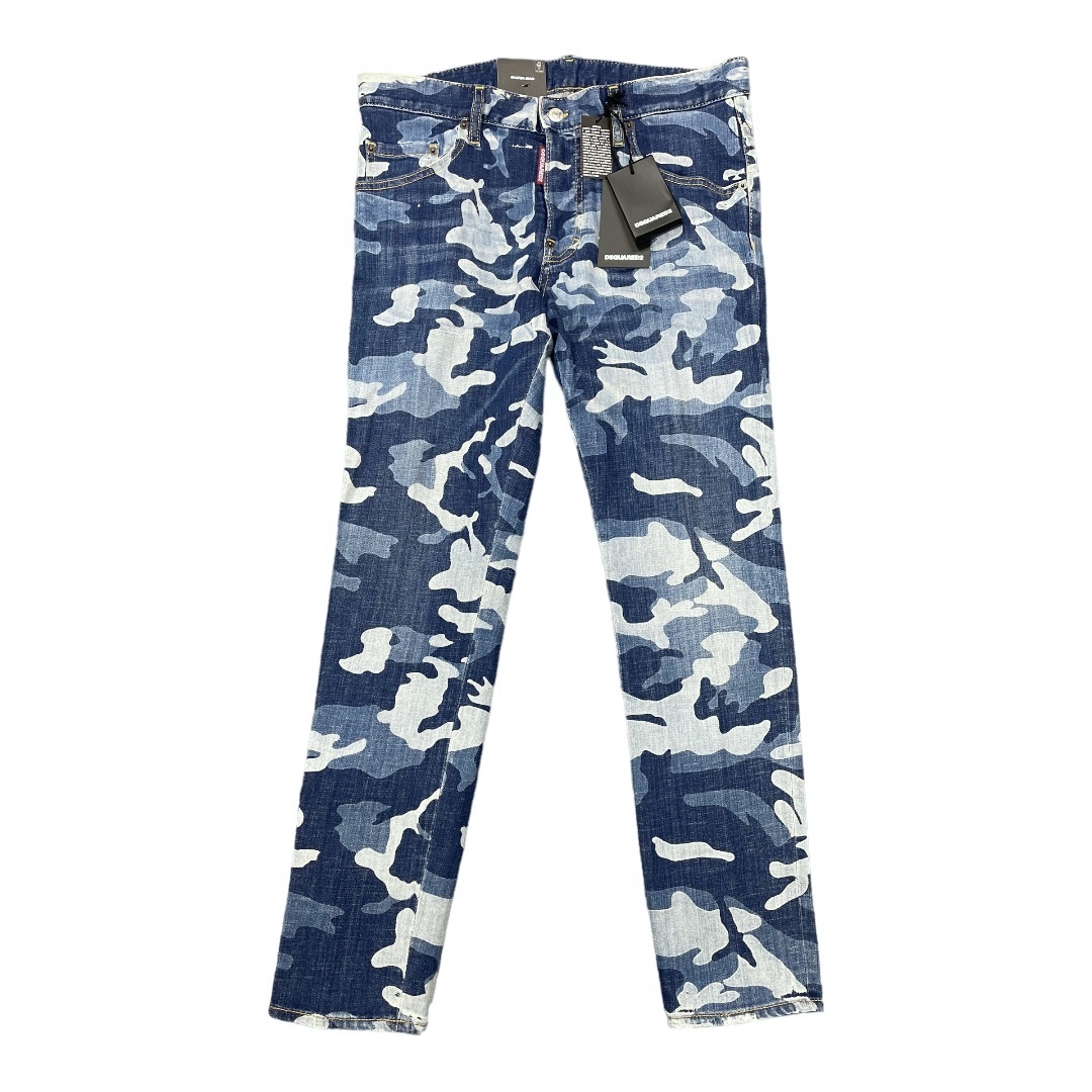 セレクトオーダー DSQUARED2 ディスクエアード デニムカモフラ 迷彩 42