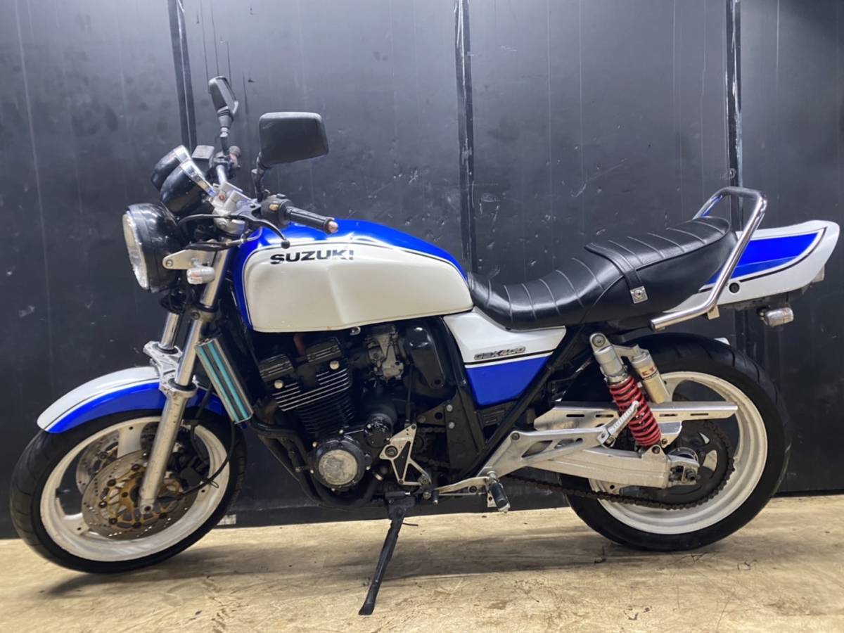 スズキ GSX400インパルス GK79A 37465㎞ エンジン実働 400㏄ H12年登録 