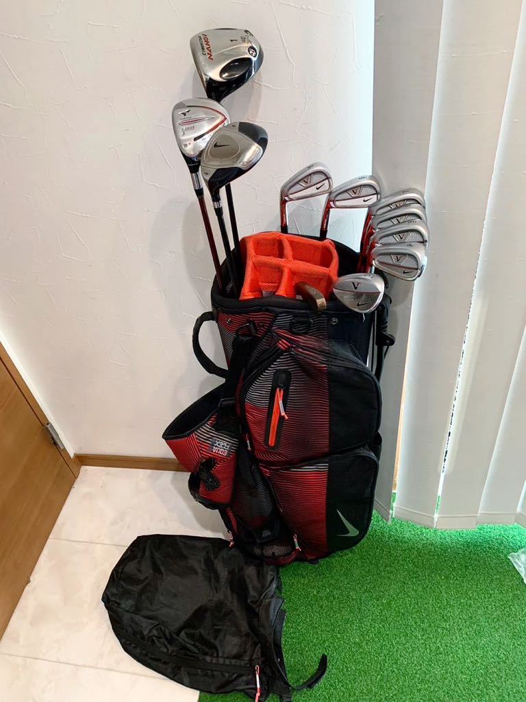 送料無料 希少/左/レフティ ゴルフクラブセット NIKE ナイキ スタンド
